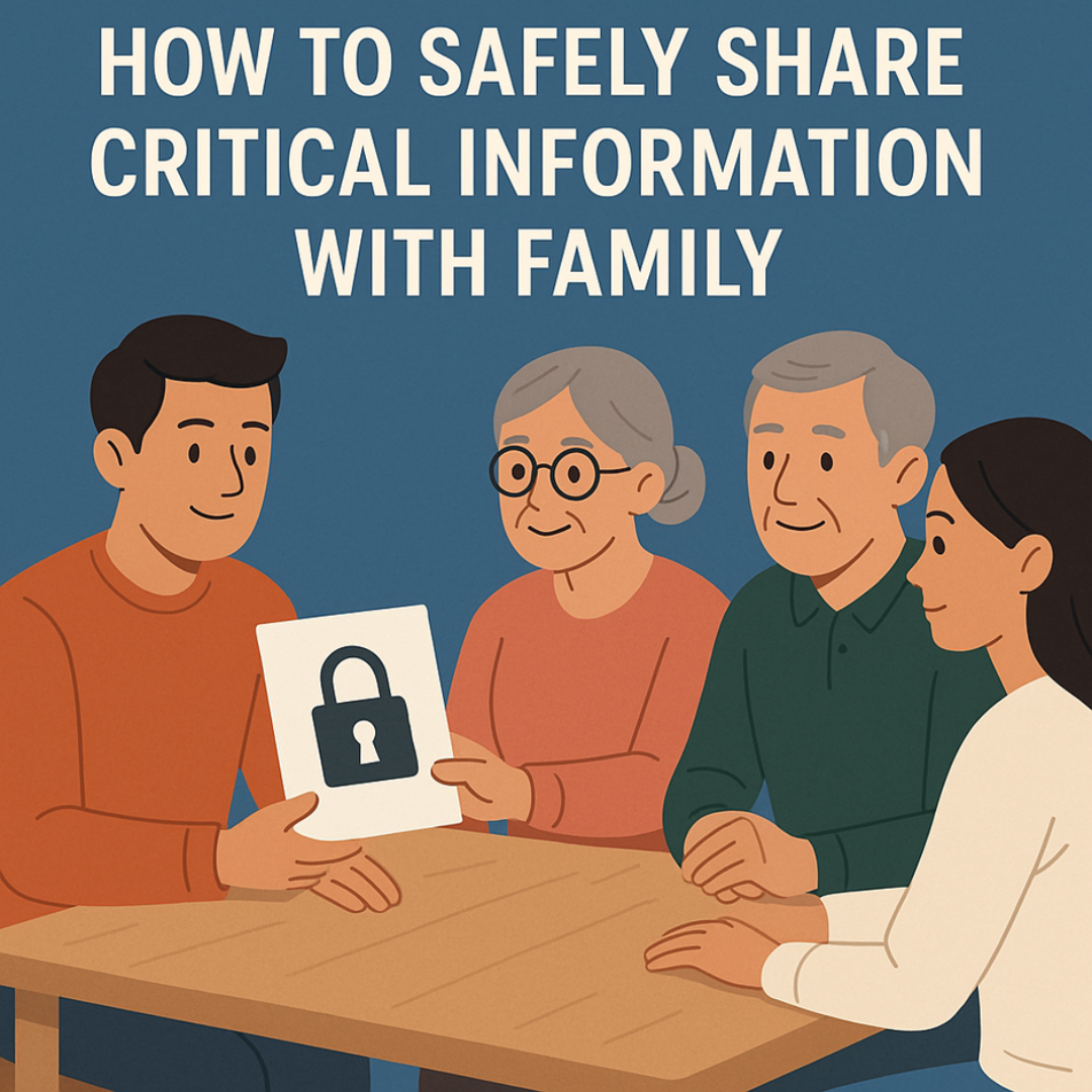 How to Safely Share Critical Information with Family